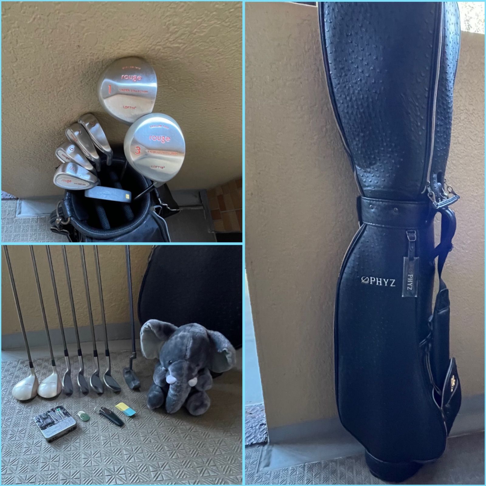 美品！ブリヂストンファイズキャディバッグ軽量