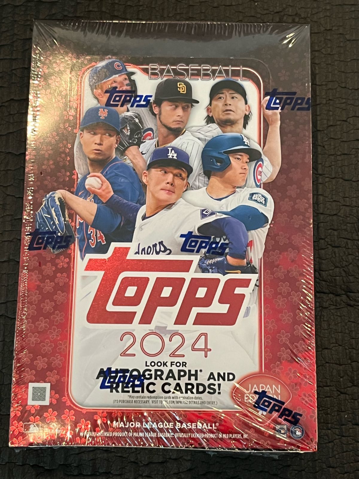 Topps2024 MLBベースボールカード日本版 4BOX シュリンク付き