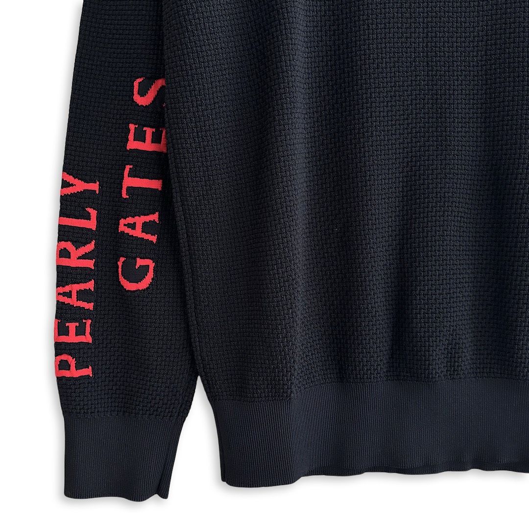 メンズ ワッフルニット