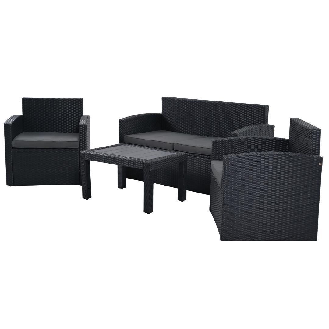 牛革 カーミットチェア 黒狐毛皮敷物 ファー マット フォックス 座布団