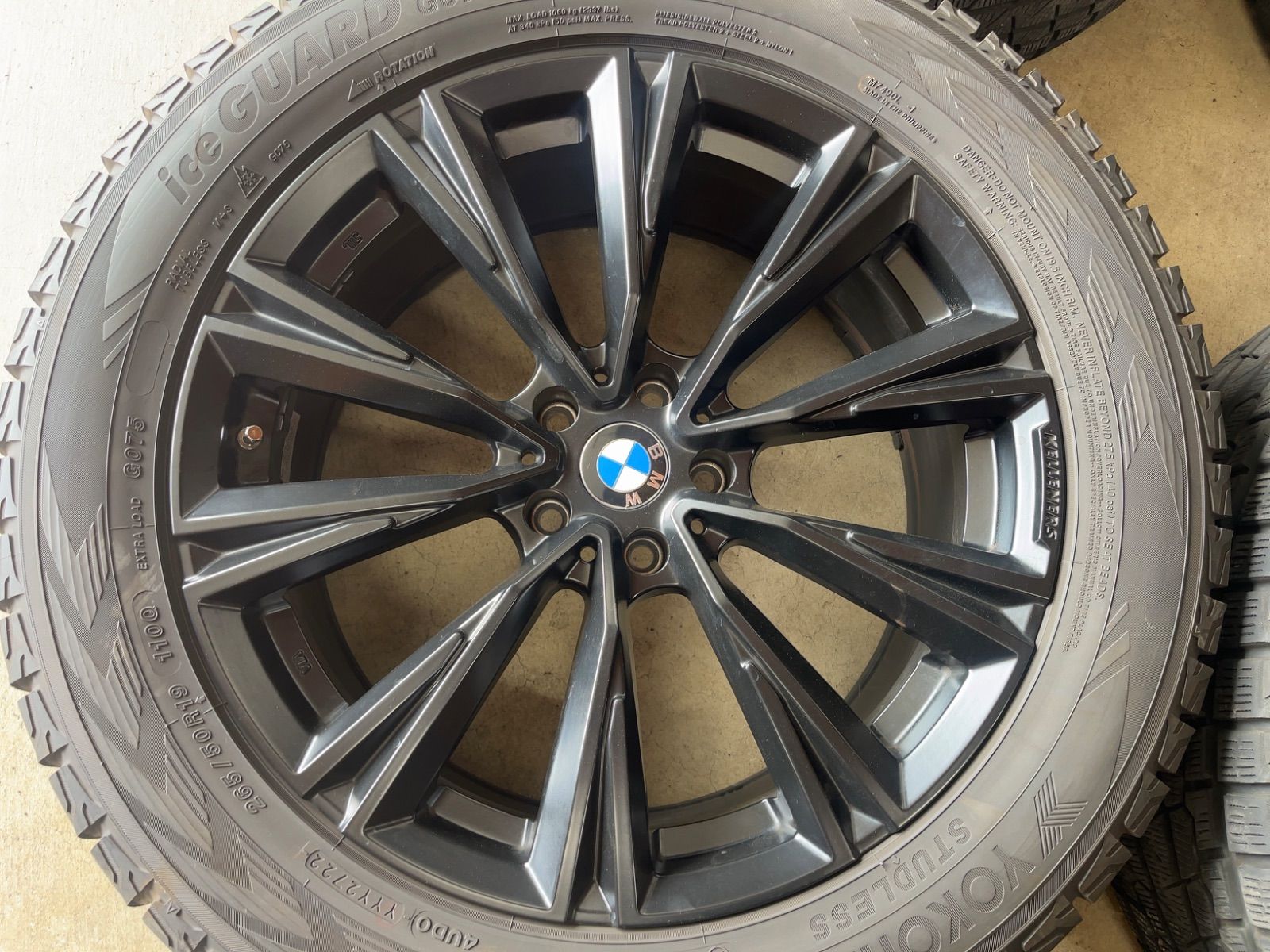 BMW X5 G05 X6 G06 純正品 Mスポーツ バリ山 20インチ 4本セット