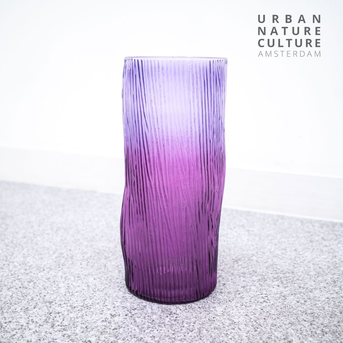 URBAN NATURE CULTURE アーバン ネイチャー カルチャー Vase Yuli ベース ユリ 花瓶 フラワーベース ガラス パープル