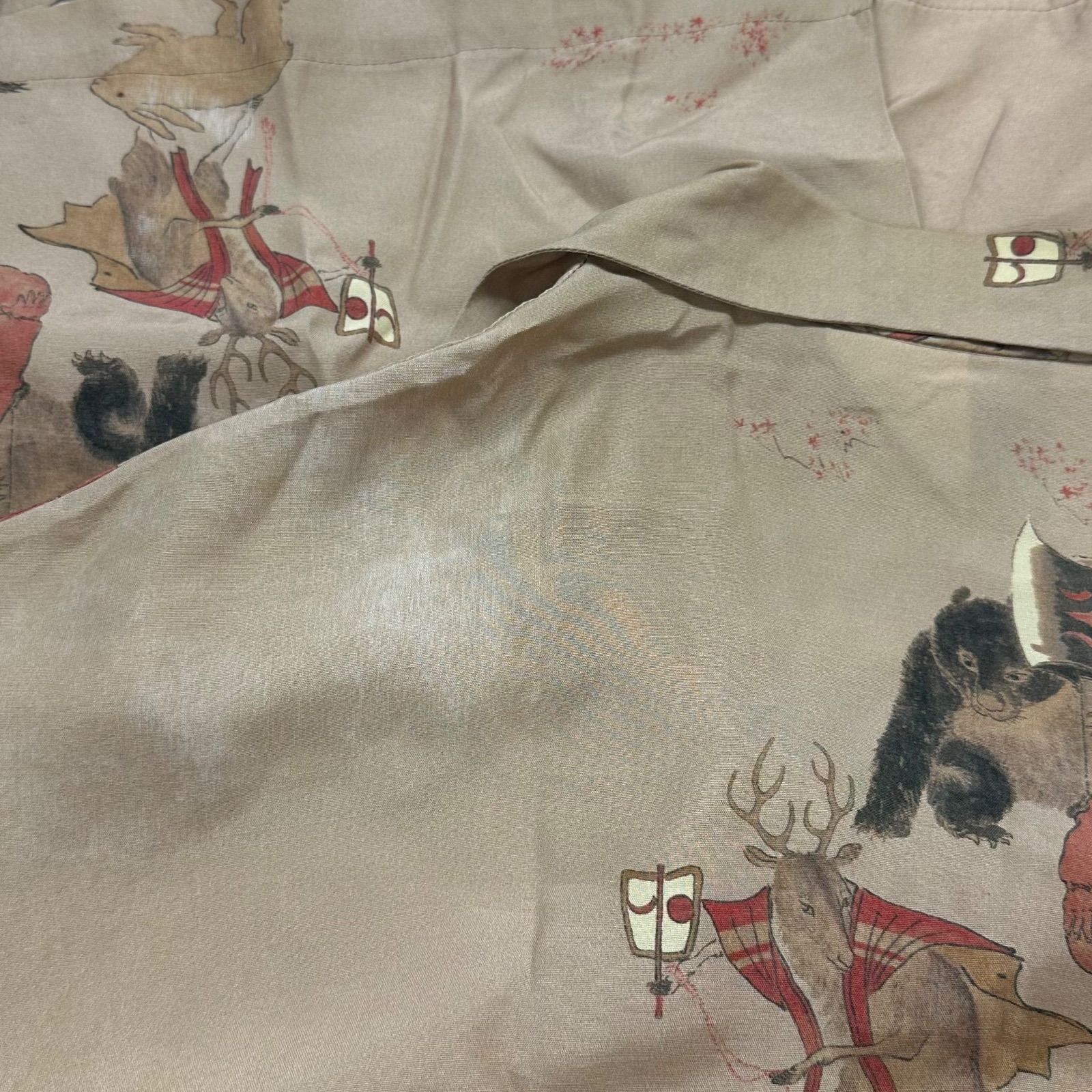 SUNSEA 22SS 金太郎 FRIED SHRIMP SHIRT 開襟半袖シャツ オープン