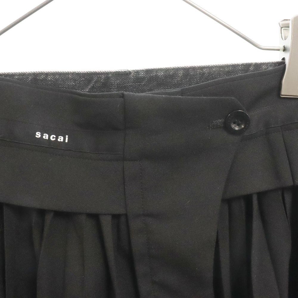 sacai ドッキング ウールスカート 【公式通販】