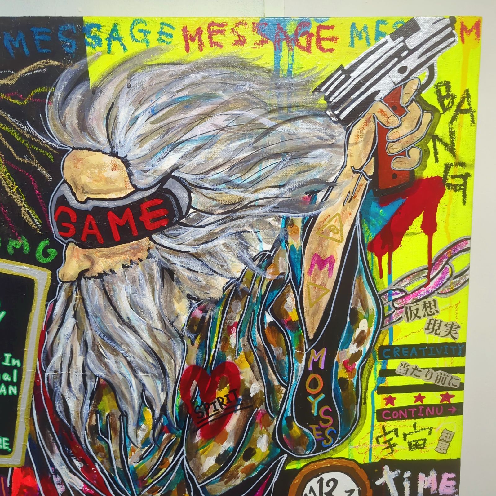 超人気 S2号/インパクトアート】Sanctions-制裁-《現代アート
