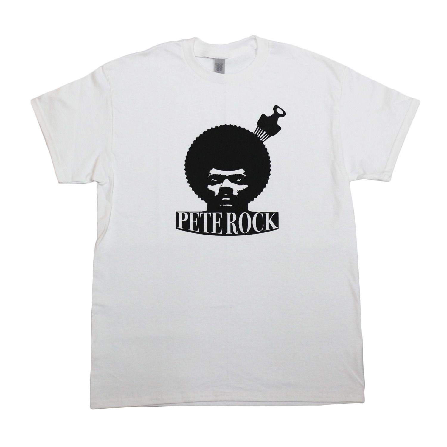 Pete Rock Afro Pik Tee (White) ピート・ロック アフロ ピック