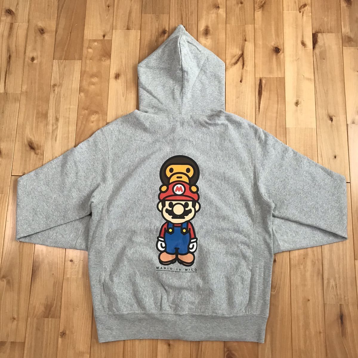 BAPE × Nintendo マリオ マイロ フルジップパーカー - メルカリShops