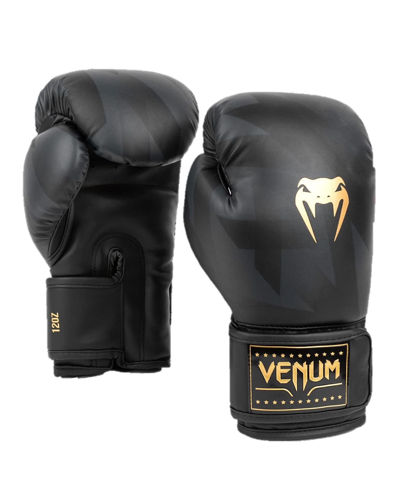 VENUM ボクシング グローブ RAZOR BOXING GLOVES //ヴェナム スパーリンググローブ ボクシング キックボクシング フィットネス (12oz， ブラック×ゴールド) [ブラック×ゴールド] [12oz]