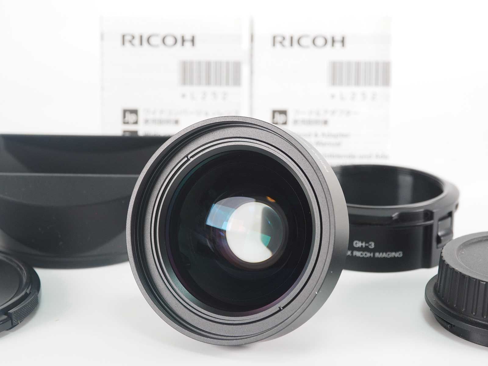 リコー Ricoh Wide 0.75X Conversion Lens GW-3 - GH-3 Adaptor for GR GR II Z4571A