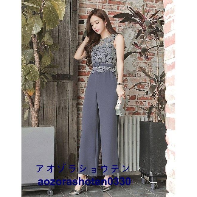 新品　スタイルバトラー　ディノス　パンツドレス　つなぎ　オールインワン　絹100 新品スタイルバトラーディノスパンツドレスつなぎオールインワン