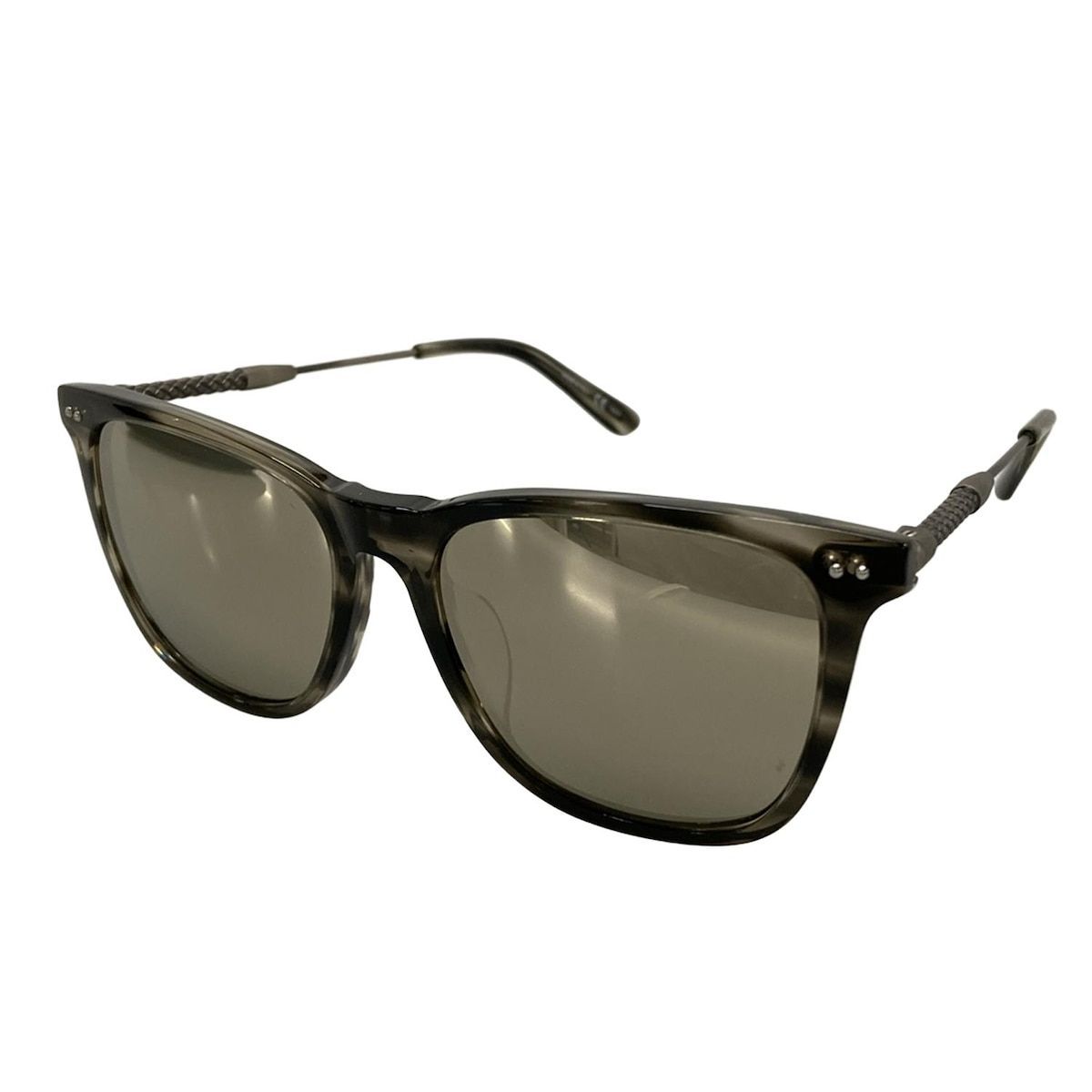 BOTTEGA VENETA ボッテガヴェネタ サングラス BV0072SA ダークブラウン×シルバー ミラーレンズ