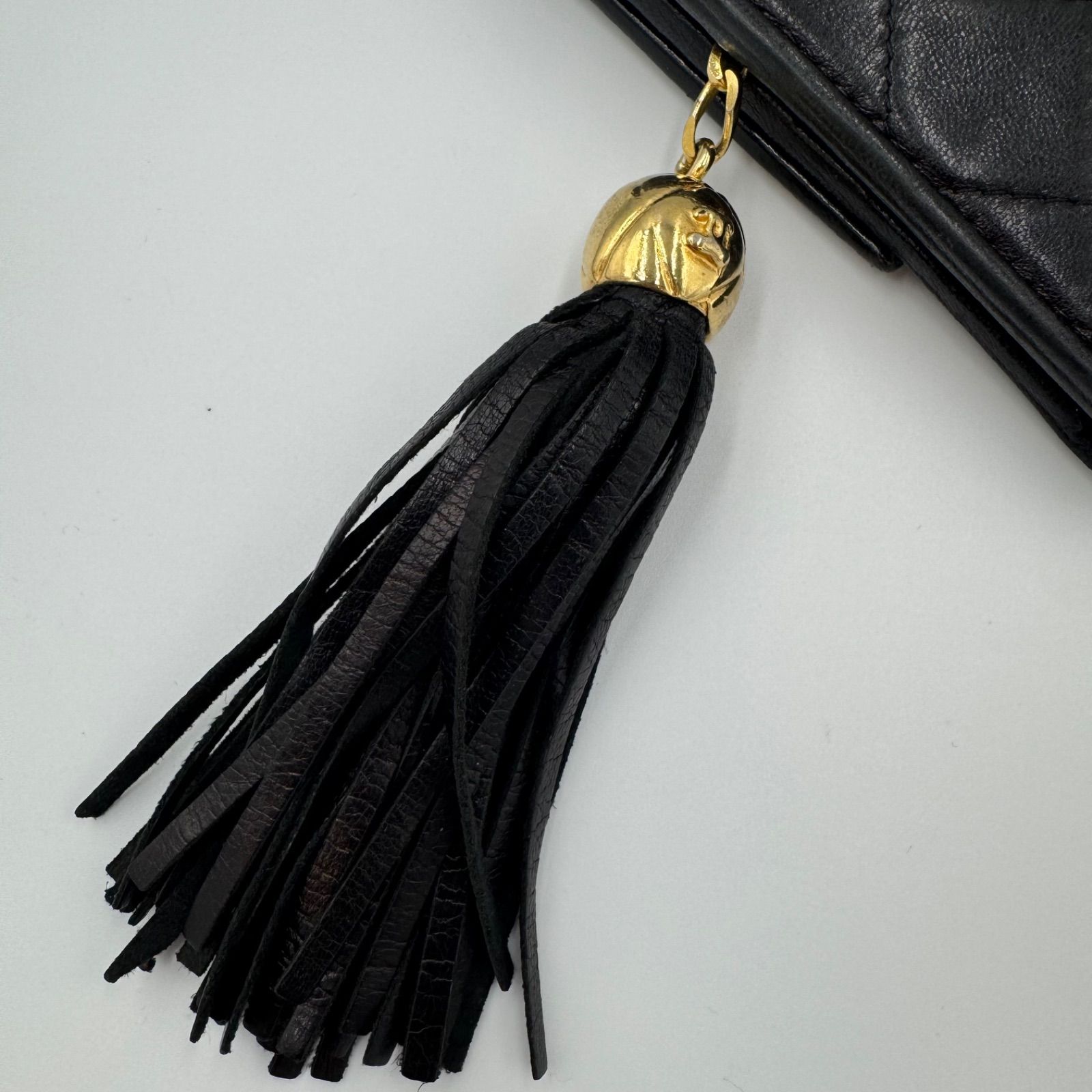 【美品/箱付】CHANEL ラムスキン ココマーク がま口ロングウォレット シャネル ココマーク キャビアスキン ロングウォレット がま口