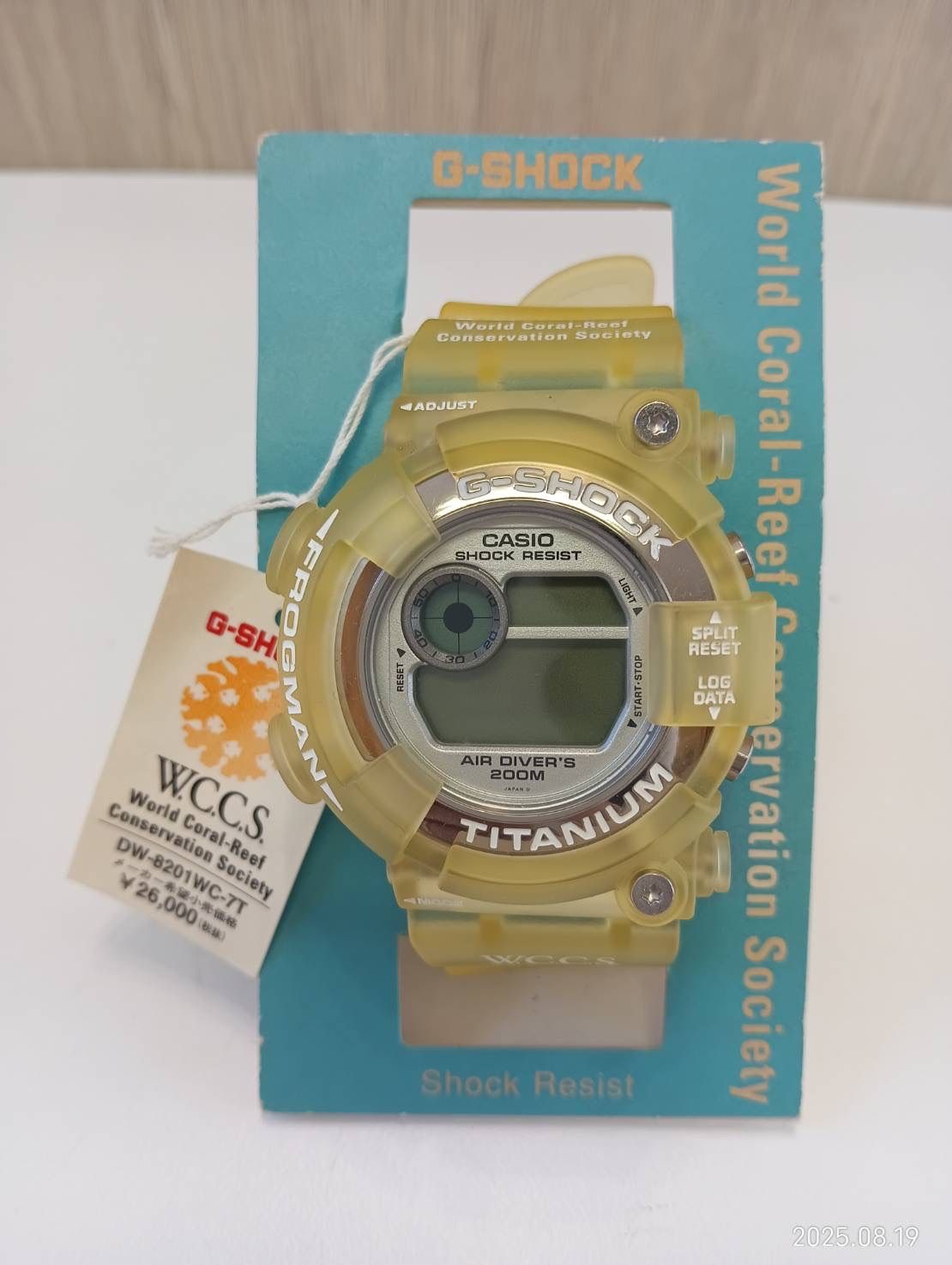 中古品】 CASIO カシオ G-SHOCK Gショック DW-8201 W.C.C.S.