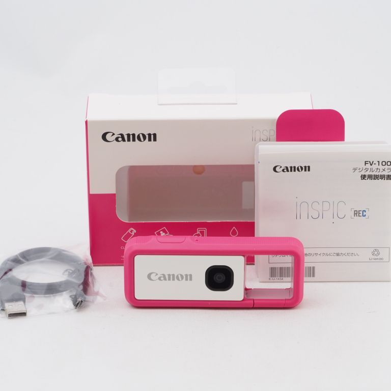 Canon iNSPiC REC ピンク アソビカメラ FV-100 【公式通販】