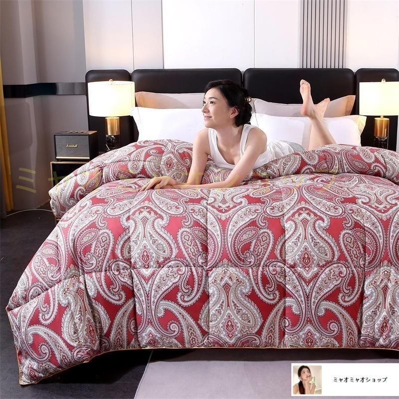 高級品】西川 羊毛掛け布団 ダブル ウール 羽毛布団 - おすすめ