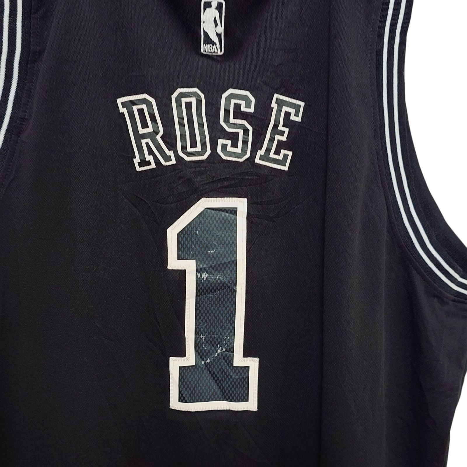 adidas “NBA Chicago Bulls / Rose #1“ バスケ ゲームシャツ