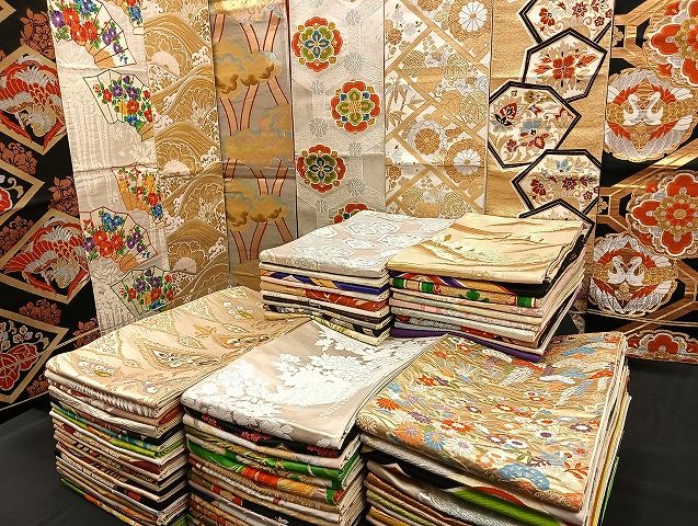 平和屋着物□袋帯 西陣 まとめて100点 鳳凰 向い鶴 向い蝶 風景 更紗  