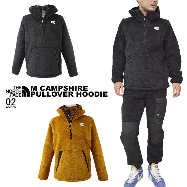 THE NORTH FACE シェルパフリースハーフジッププルオーバーフーディ