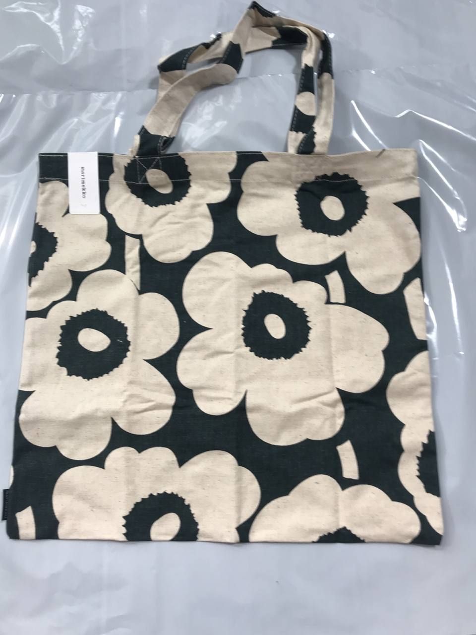 新品マリメッコmarimekko トートバッグファブリックバッグ