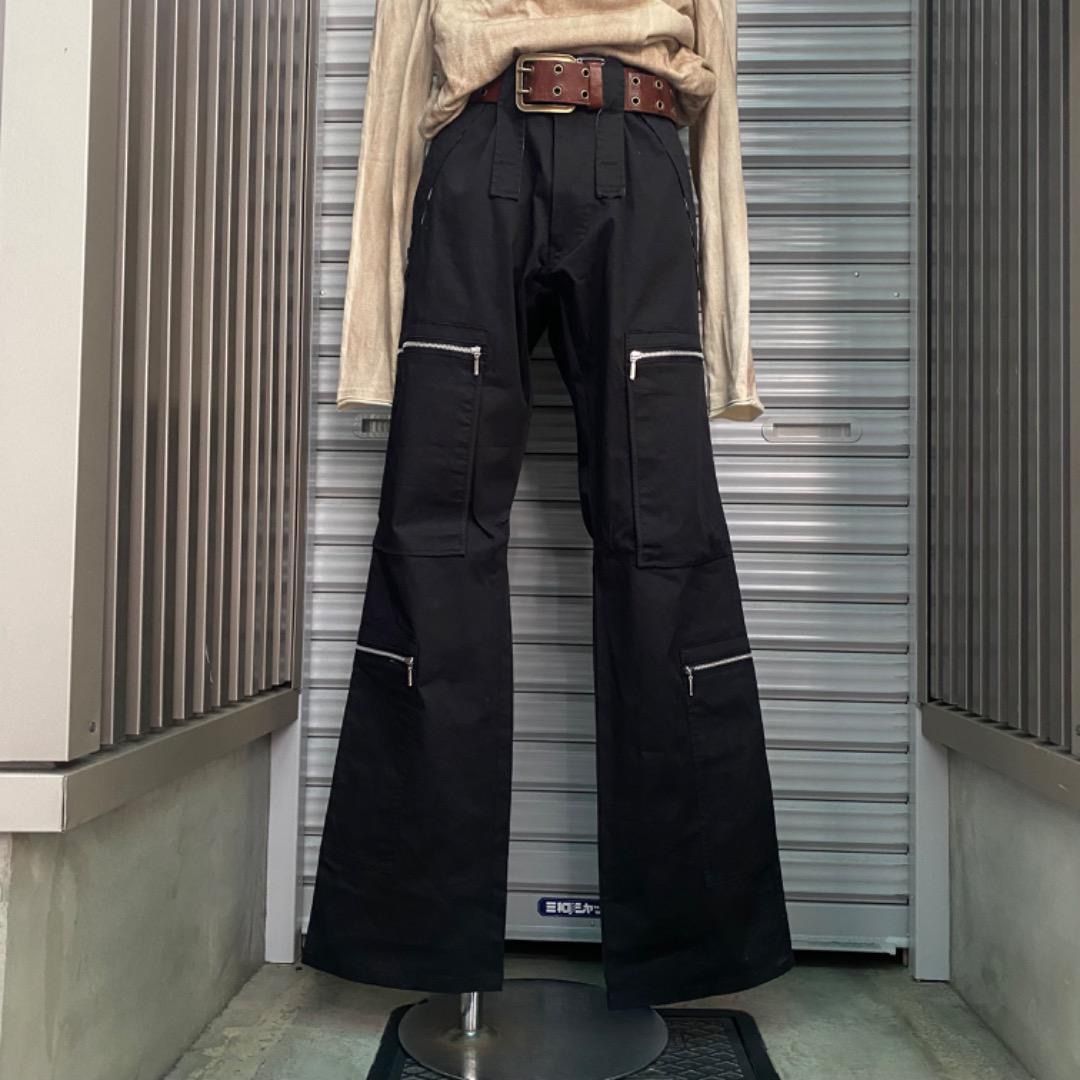 BURBERRY BLACK LABEL 韓国 y2k ファスナー カーゴパンツ