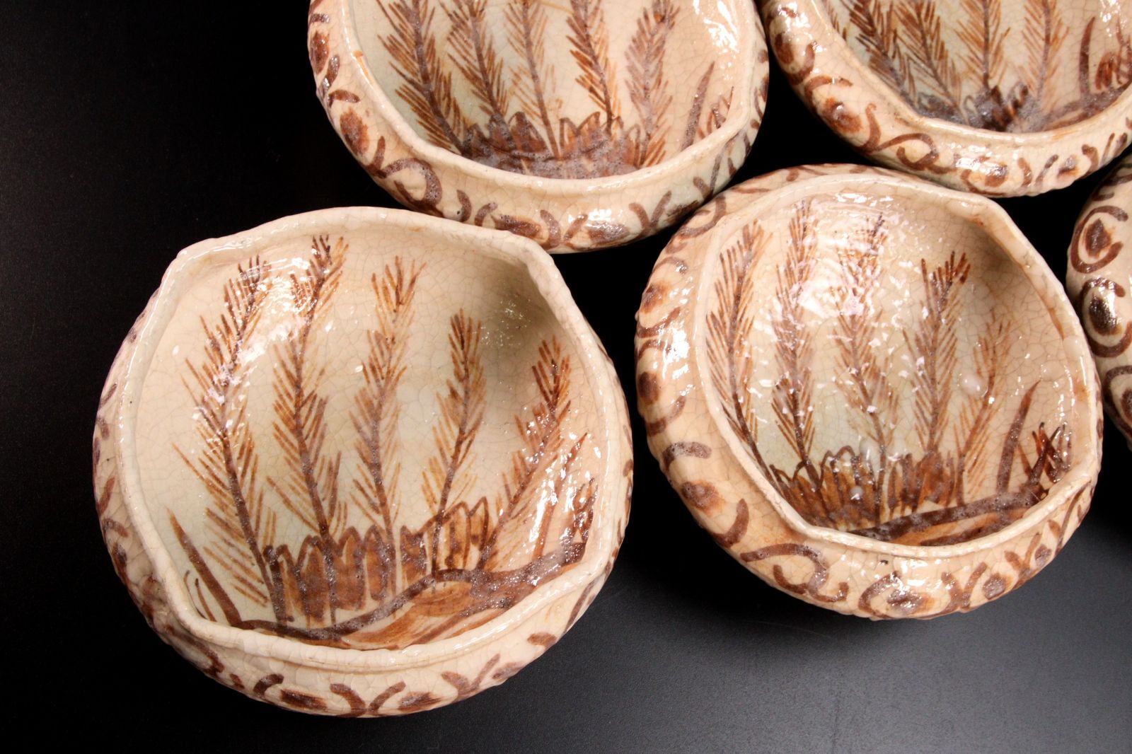 ♥値下げ！♥志野 茶碗 魯山人写し 共箱 仕覆 付き 北大路 魯山人 骨董