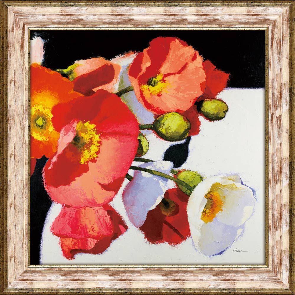 絵画 シャーリー ストア ノヴァック「マイ オーダシティ」 花 フラワー