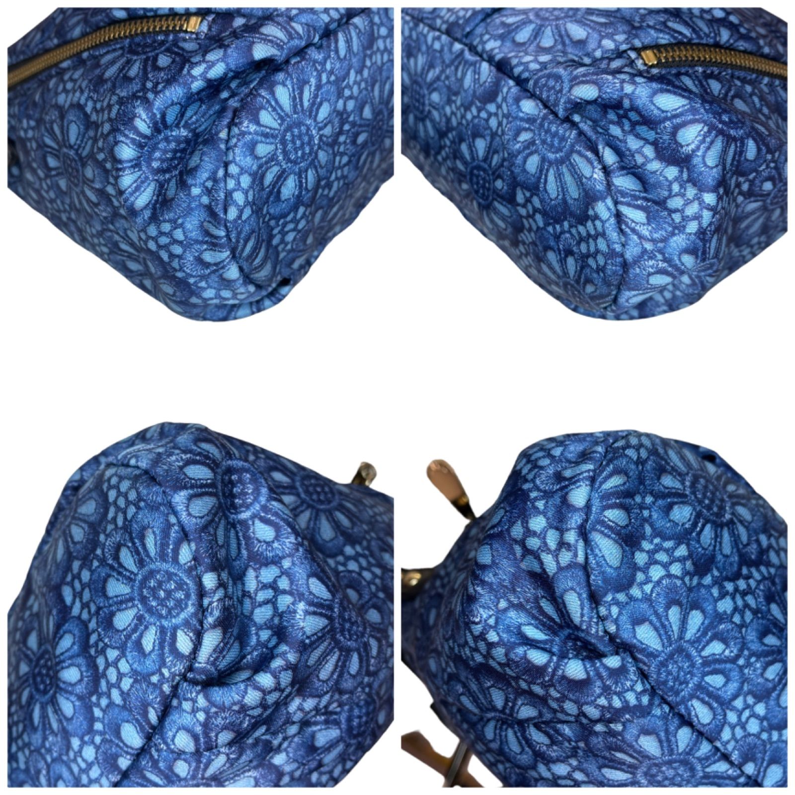 ANNA SUI アナスイ 2wayショルダーバッグ デイジー柄 ブルー - メルカリ