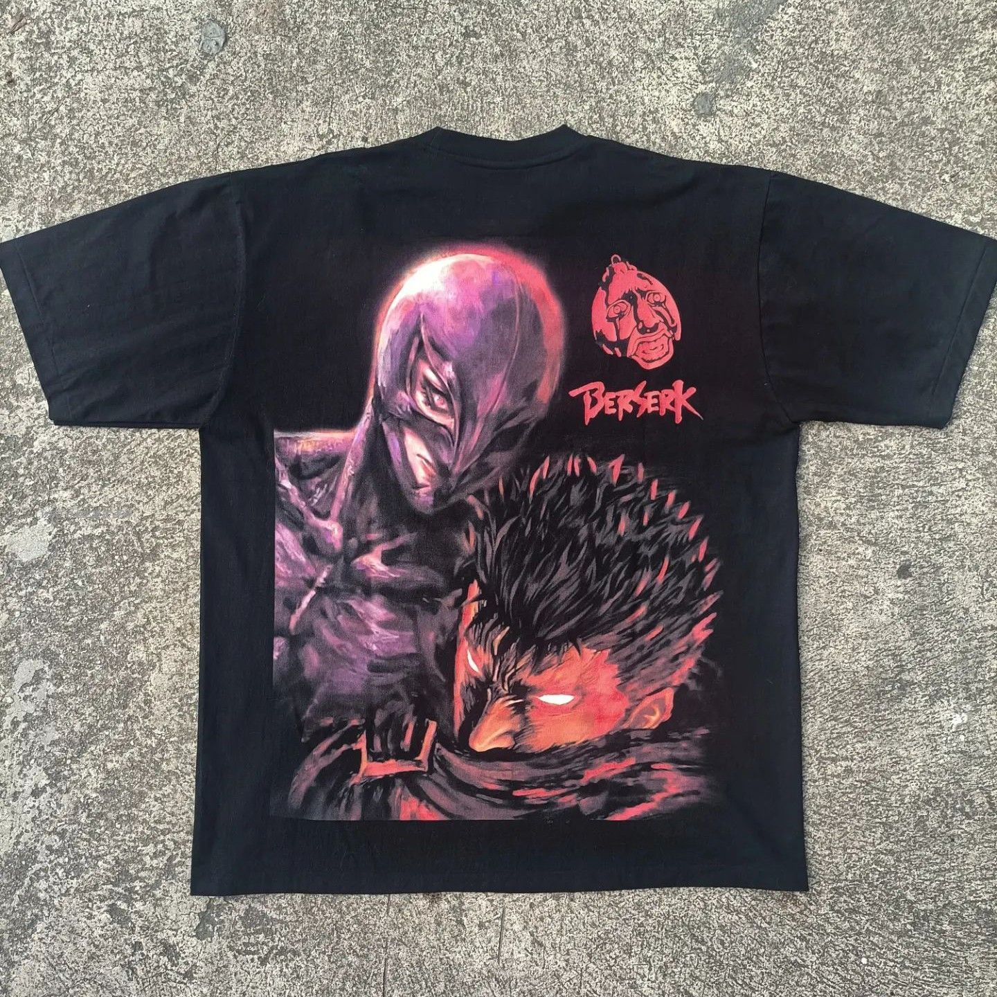 Tシャツ ベルセルクプリントTシャツ メンズ アメリカン スタイル 半袖