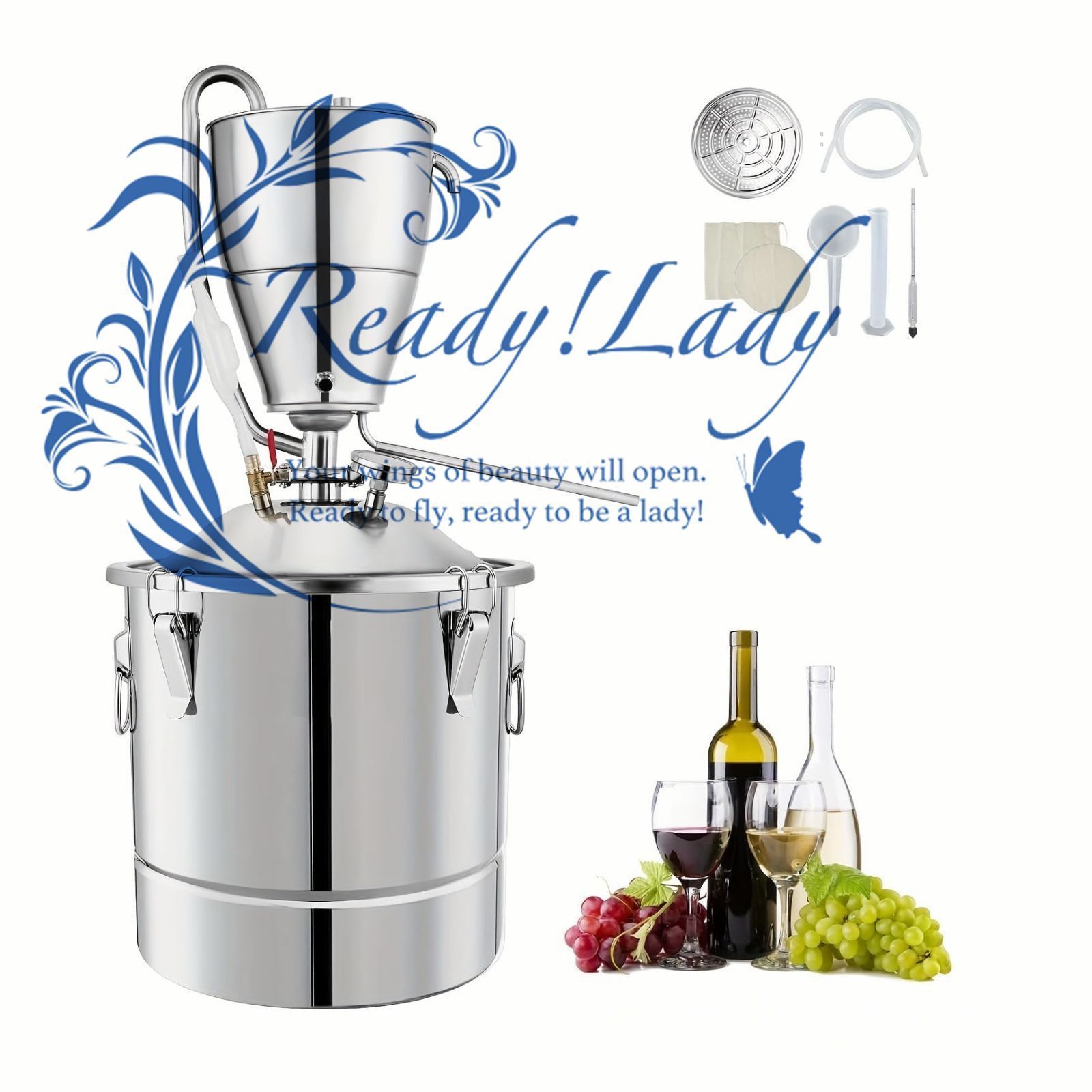 家庭用蒸留器 小型ワイン醸造装置 蒸留水キット スピリットボイラー