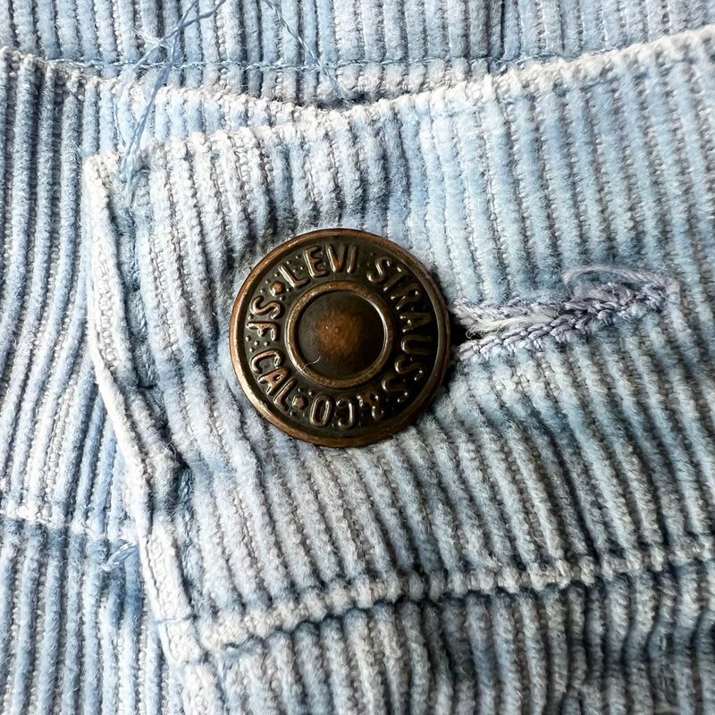 80s Levis 646 1512 細畝 コーデュロイ フレア パンツ 38 32 / 80年代