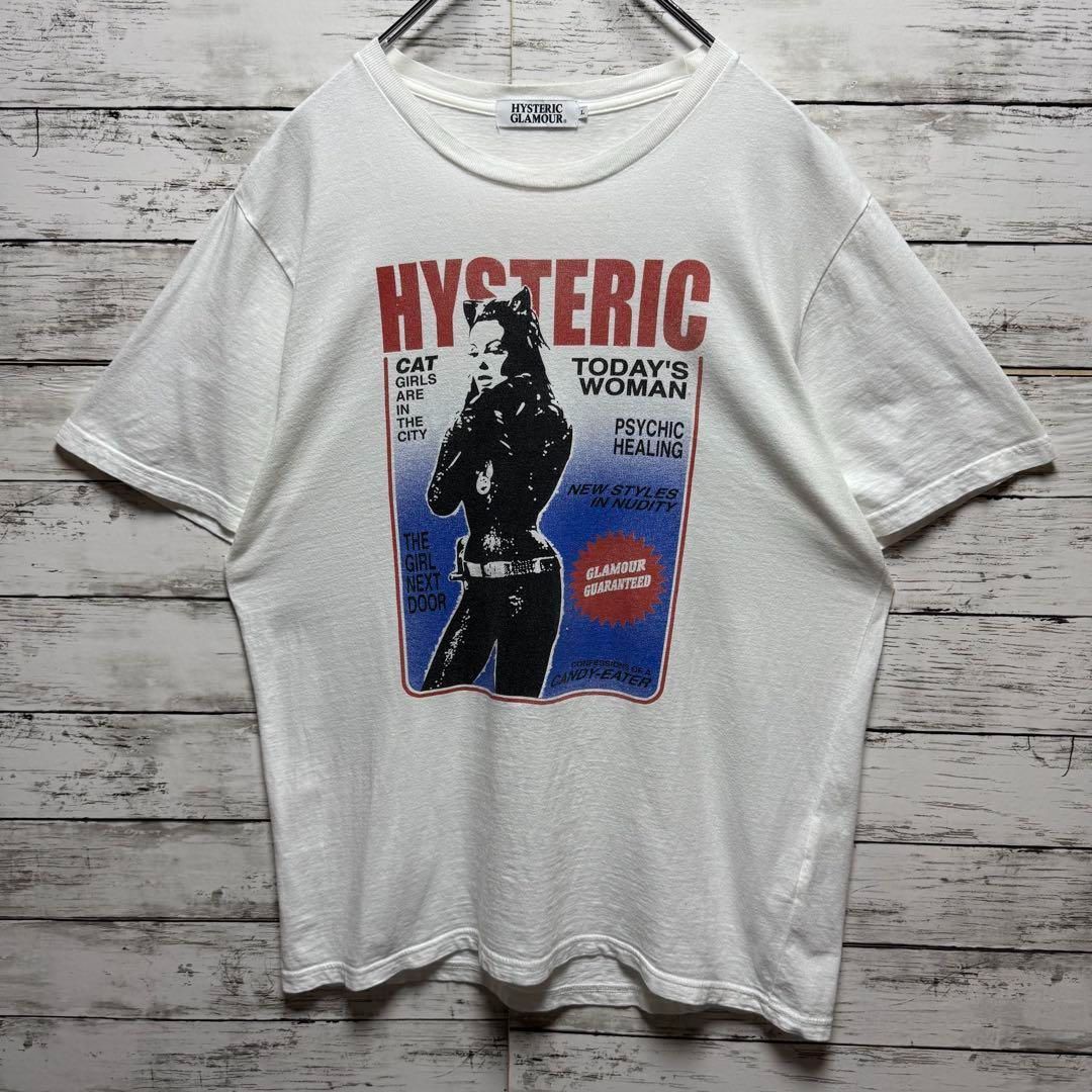 a771b【人気のLサイズ】ヒステリックグラマー　ヒスガール　半袖Tシャツ a771【人気のLサイズ】ヒステリックグラマー 背面ヒスガール