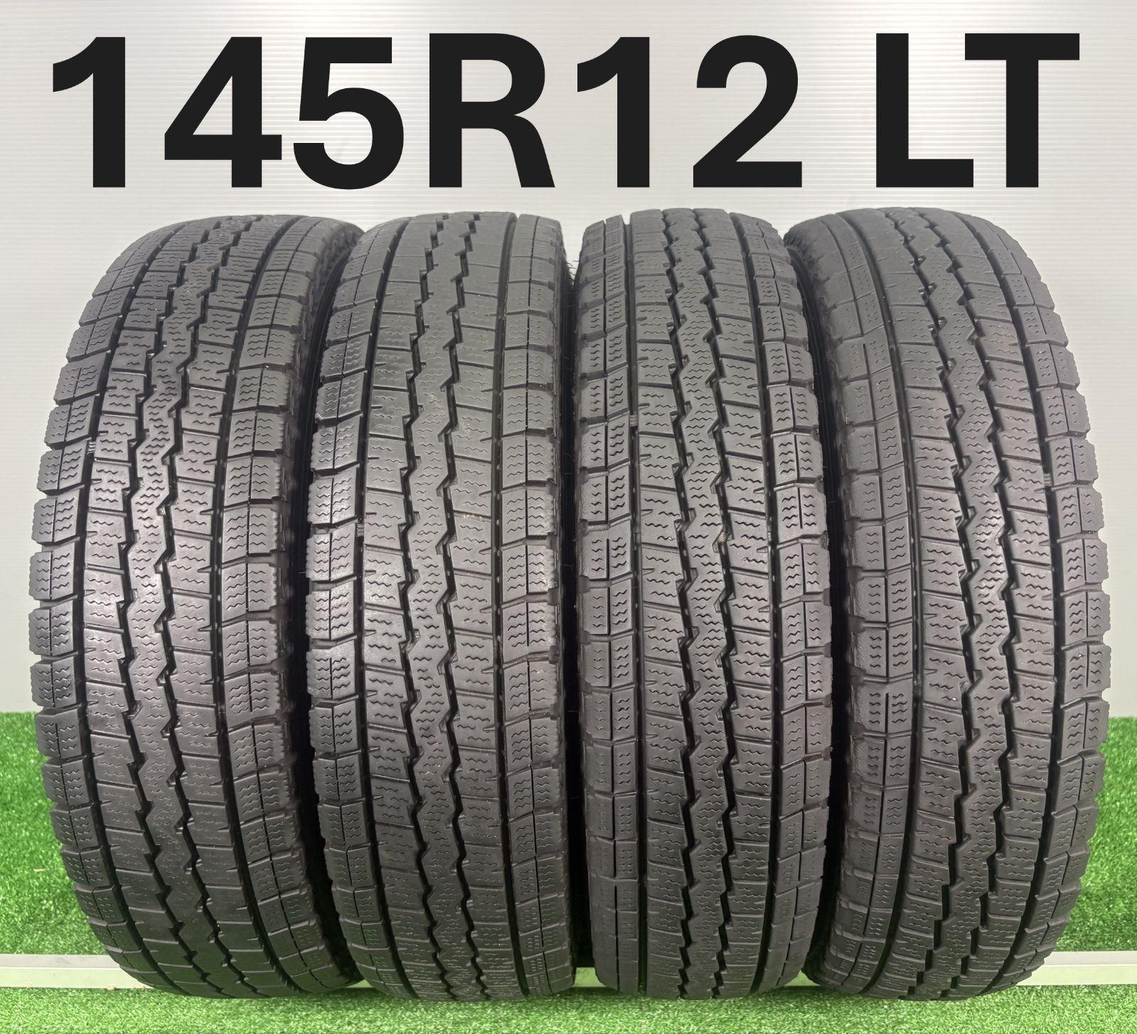 145R12LT ダンロップ WV01 製 4本 冬タイヤ スタッドレス TA590