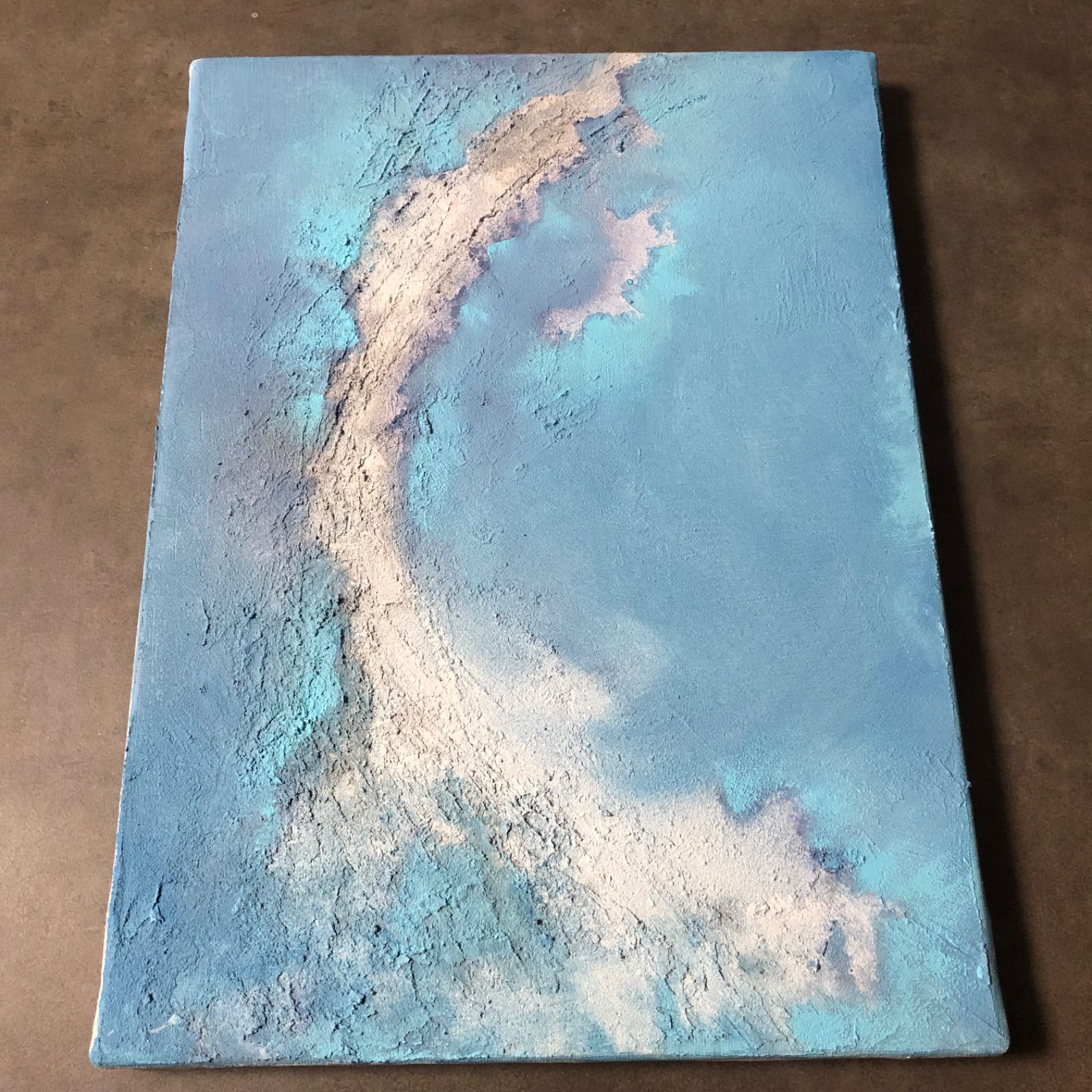 LOOK！ / 抽象画 キャンバス 33×24㎝ F4 原画1点のみ