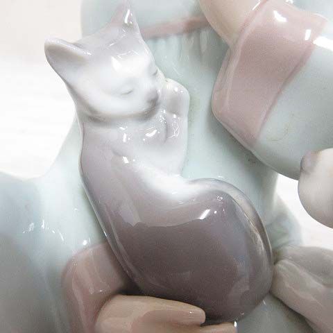 【美品】LLADRO　起こしちゃだめよ #5640 セール本物 ☆美品☆ リヤドロ LLADRO 5640 「起こしちゃだめよ」 一級