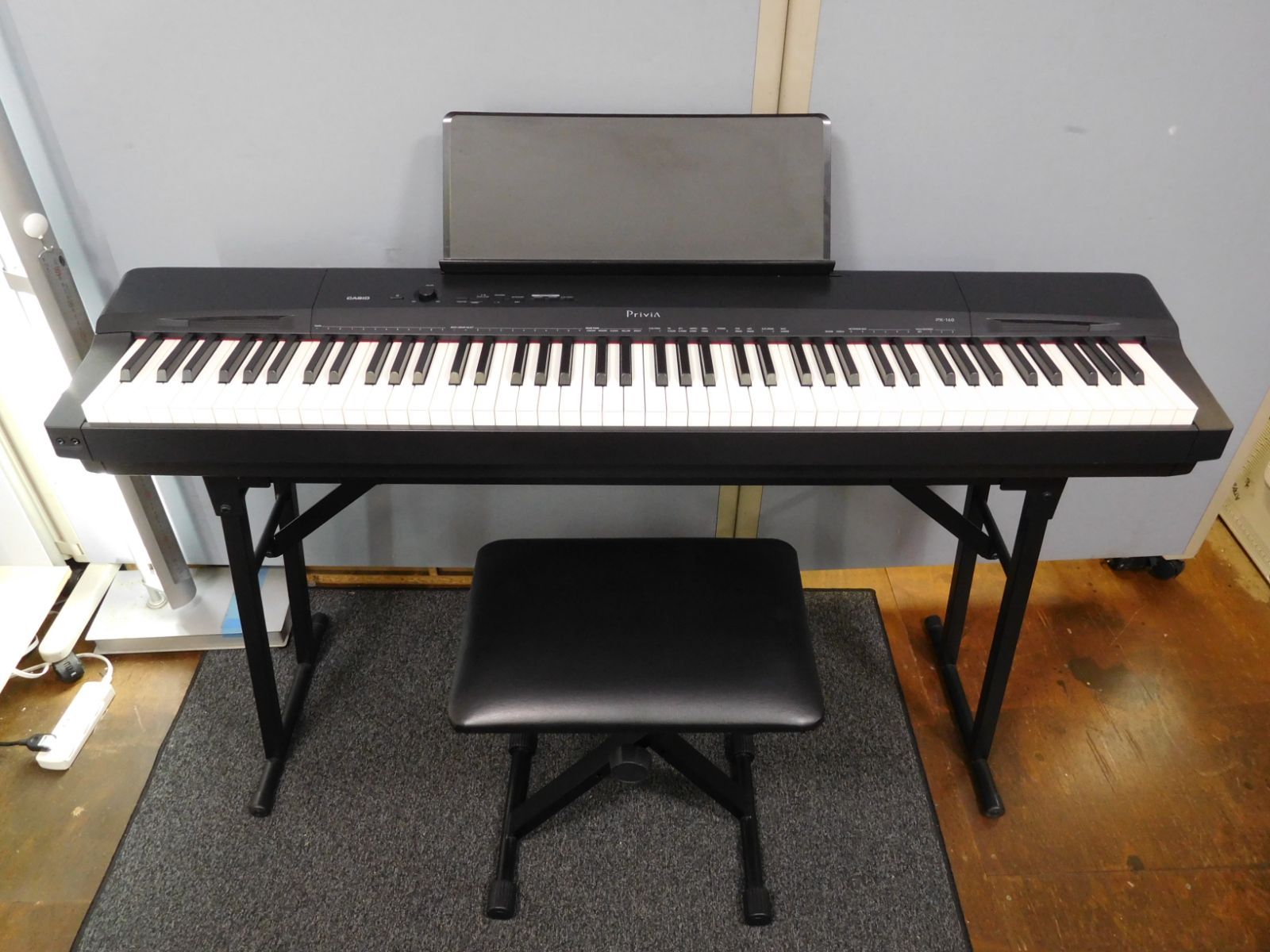 電子ピアノ CASIO Privia PX-160BK 88鍵盤 2015年製 M0507 直接引き渡し