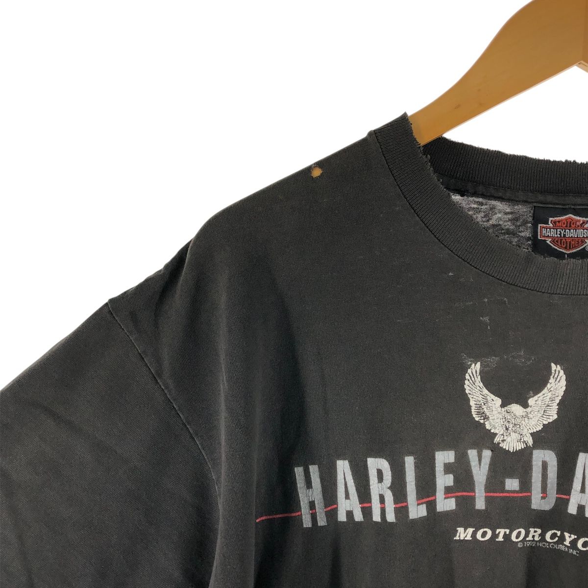 古着 90年代 ハーレーダビッドソン Harley-Davidson 鷲柄 イーグル柄  