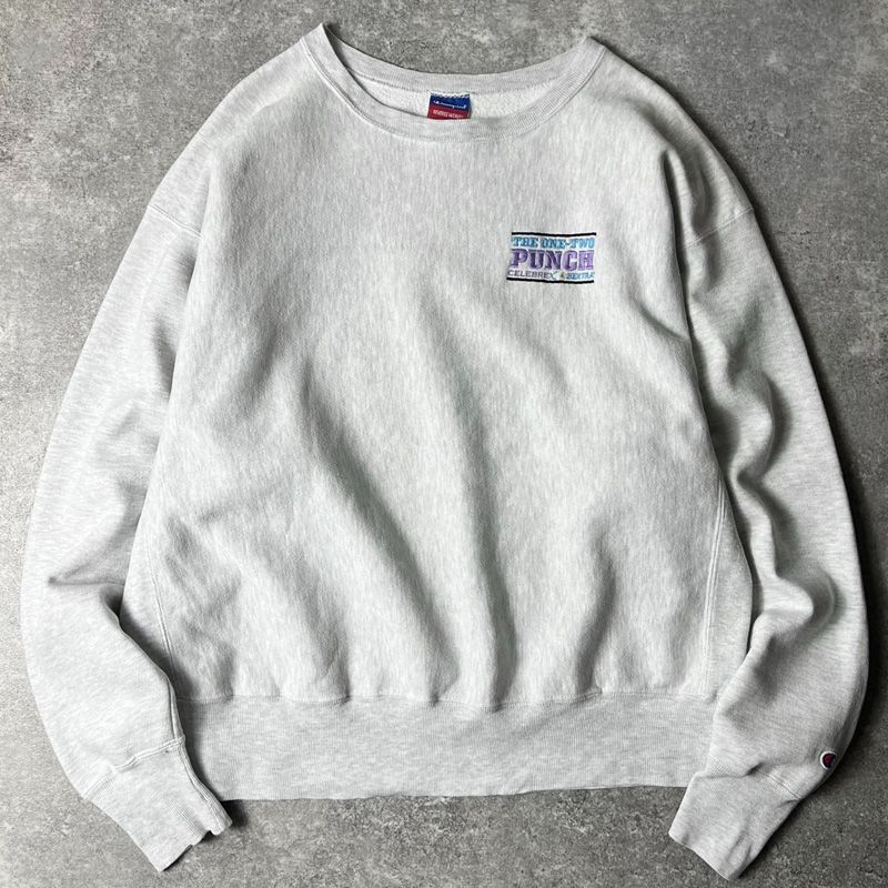 00s Champion リバースウィーブスウェット 灰 XL A444企業ロゴ 00s Champion リバースウィーブスウェット 灰 XL A444企業ロゴ L