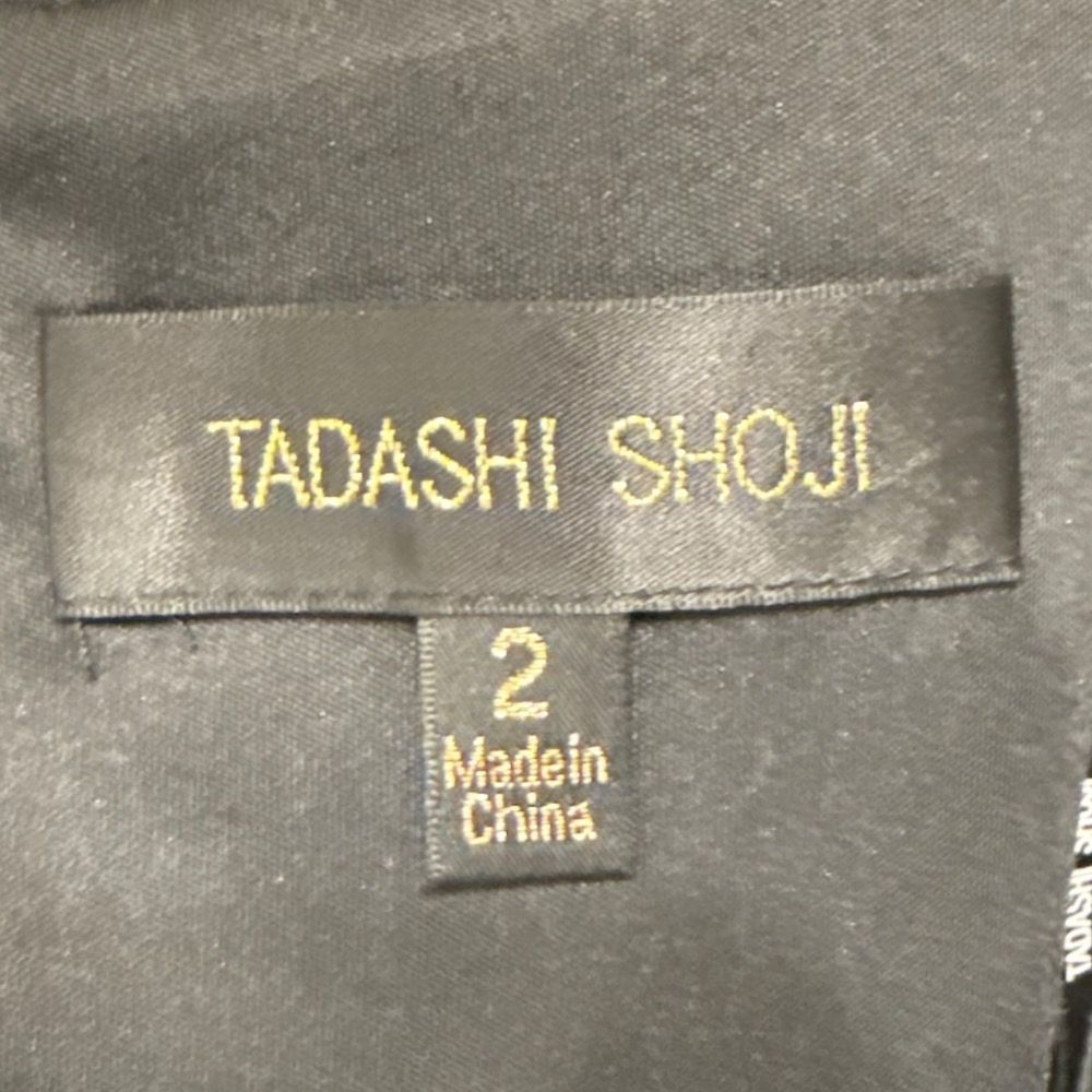 美品 TADASHI SHOJI タダシショージ オールレース 半袖 ひざ丈