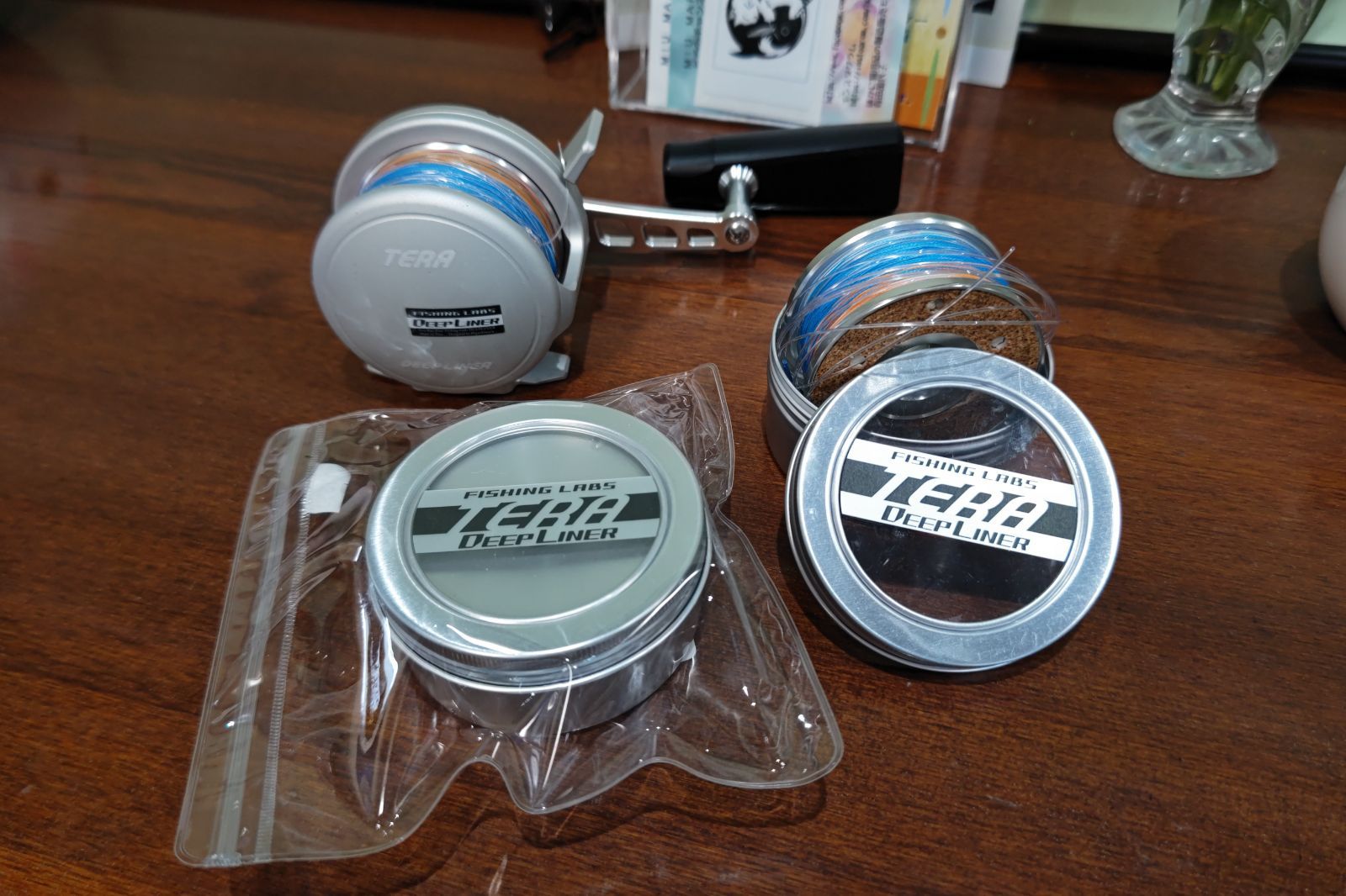 ディープライナーテラ　右巻き　新品替えスプール、SDK AP120付き ディープライナー - FISHING-SCRAP