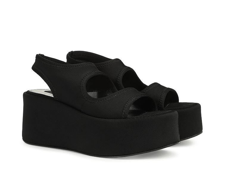 Sergio Rossi◆Janeサンダル サンダル ブラック ローヒール: 15mm, sr Jane - Sandals Black