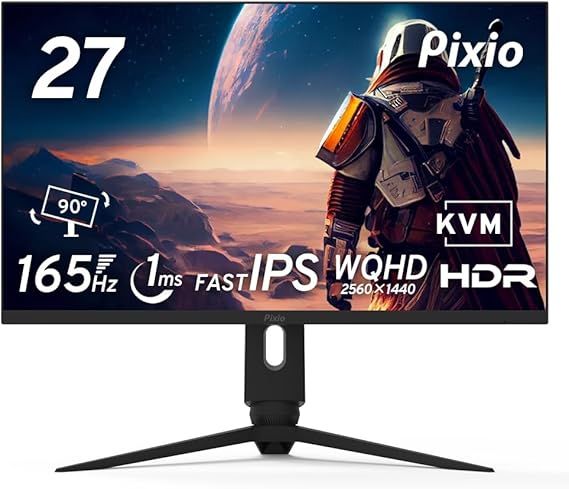 訳あり品 Pixio ピクシオ PX277PRO ゲーミングモニター 27インチ 液晶 165hz IPS PC WQHD 1ms