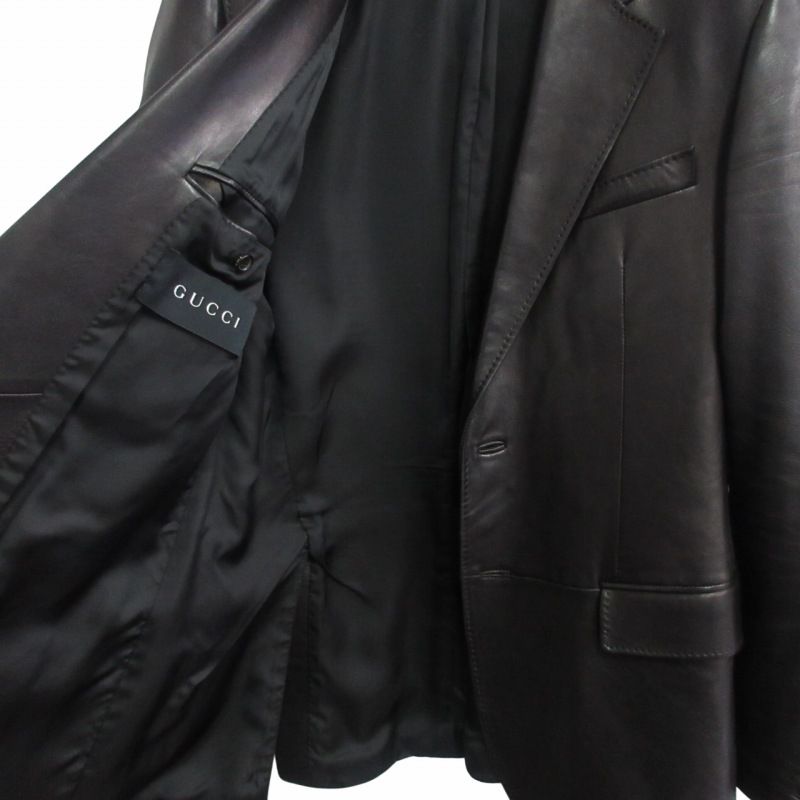 TOM FORD by GUCCI ラムレザーテーラードジャケット