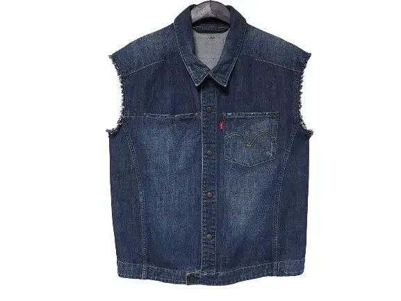 【雷市場（ポンジャン）商品韓国直送】Levi ' s LEVI'S(リーバイス) ENGINEERED GARMENTS(エンジニアードガーメンツ) スリーブステッチ デニム ベスト メンズ 105