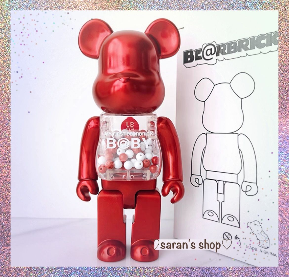 BE@RBRICK - my first be@rbrick b@by 400% splash 千秋 BE@RBRICK MY FIRST BE@RBRICK B@BY COLOR SPLASH Ver. 400