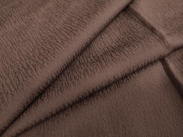 平和屋着物●上質な色無地 作家物 霞地紋 憲法色 正絹 DAAY5222ud