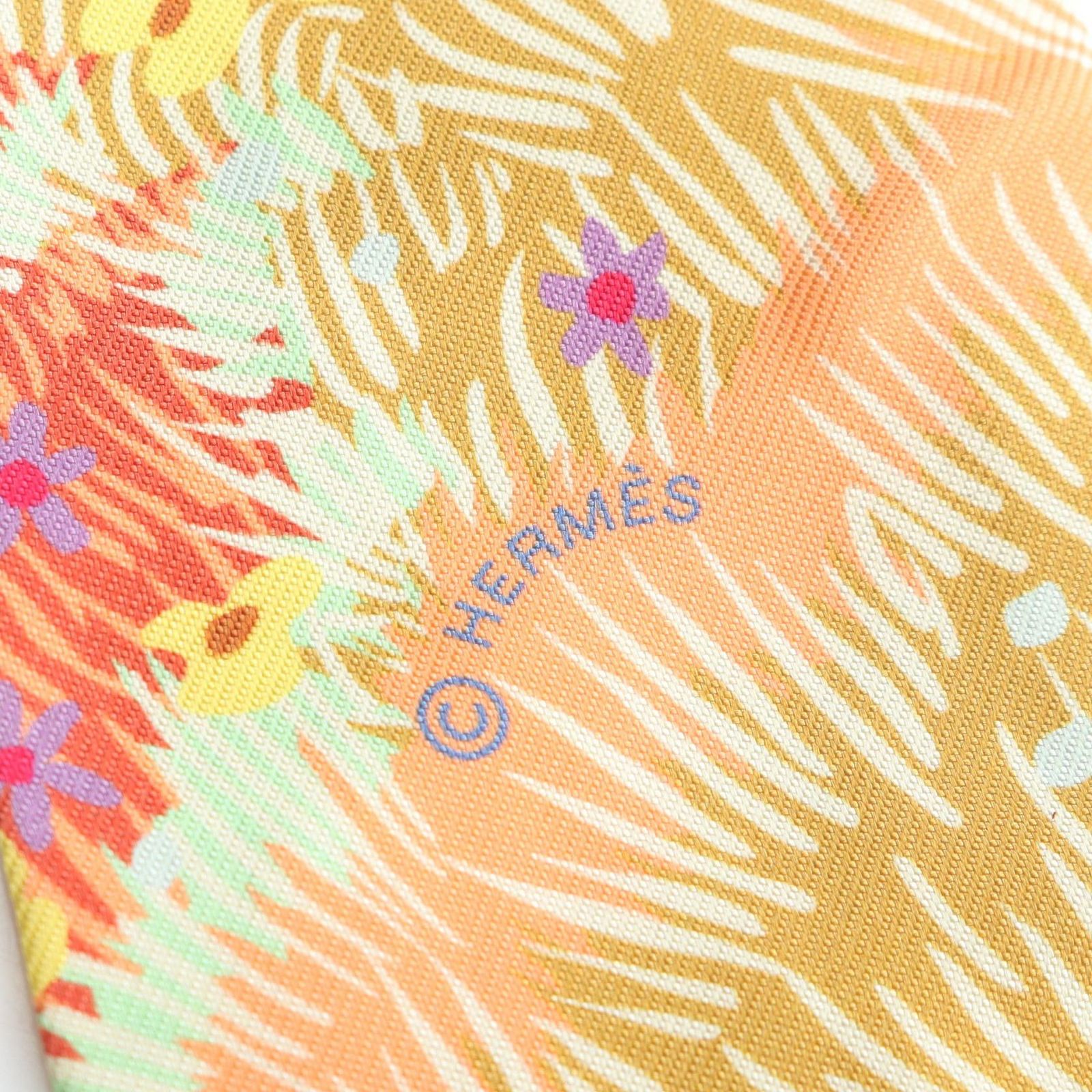 レア【新品】エルメス マルチチャーム カレ100 ブルー シルクモスリン