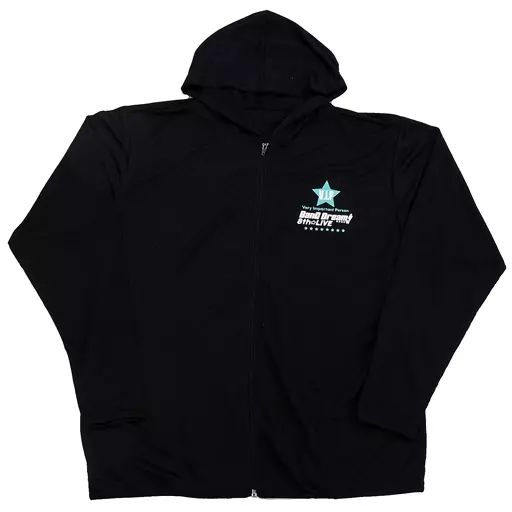 【中古】衣類 THE DEPTHS(RAISE A SUILEN) ドライジップパーカー ブラック フリーサイズ 「BanG Dream! 8th☆LIVE」 プレミアムシート特製グッズ