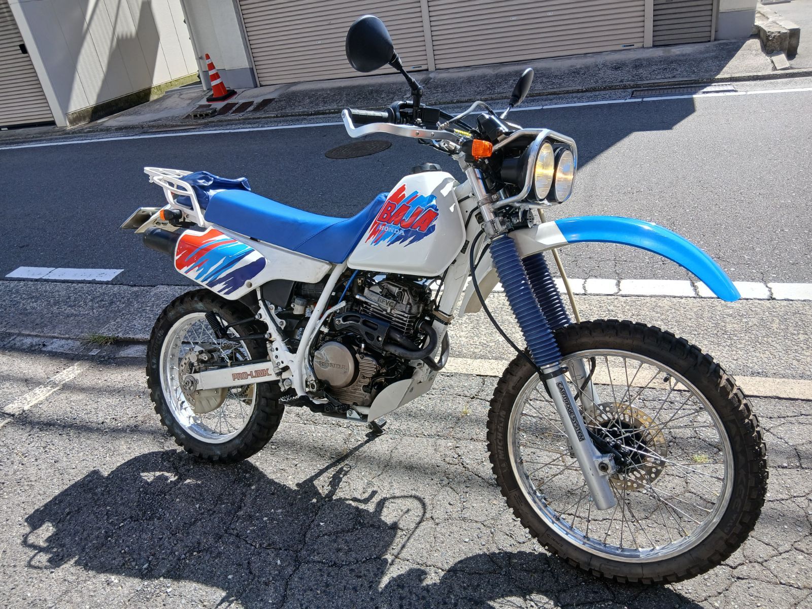 ホンダ XLR250 BAJA】希少品 純正2眼ヘッドライト デュアル