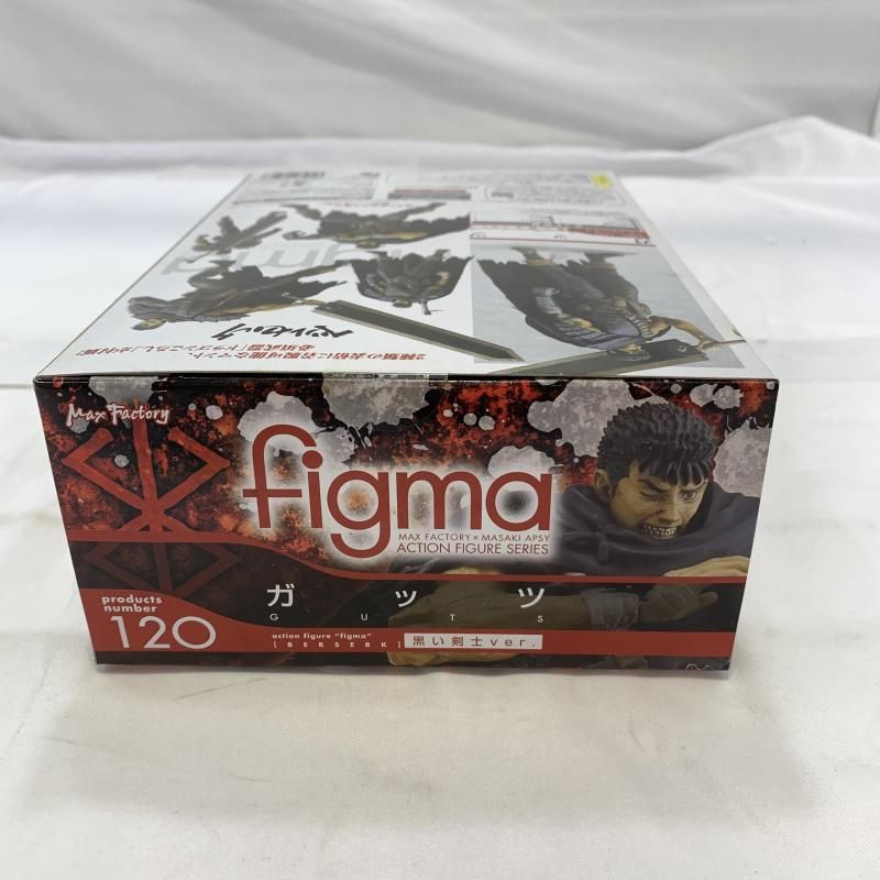 中古】未開封)MaxFactory figma 120 ガッツ 黒い剣士ver