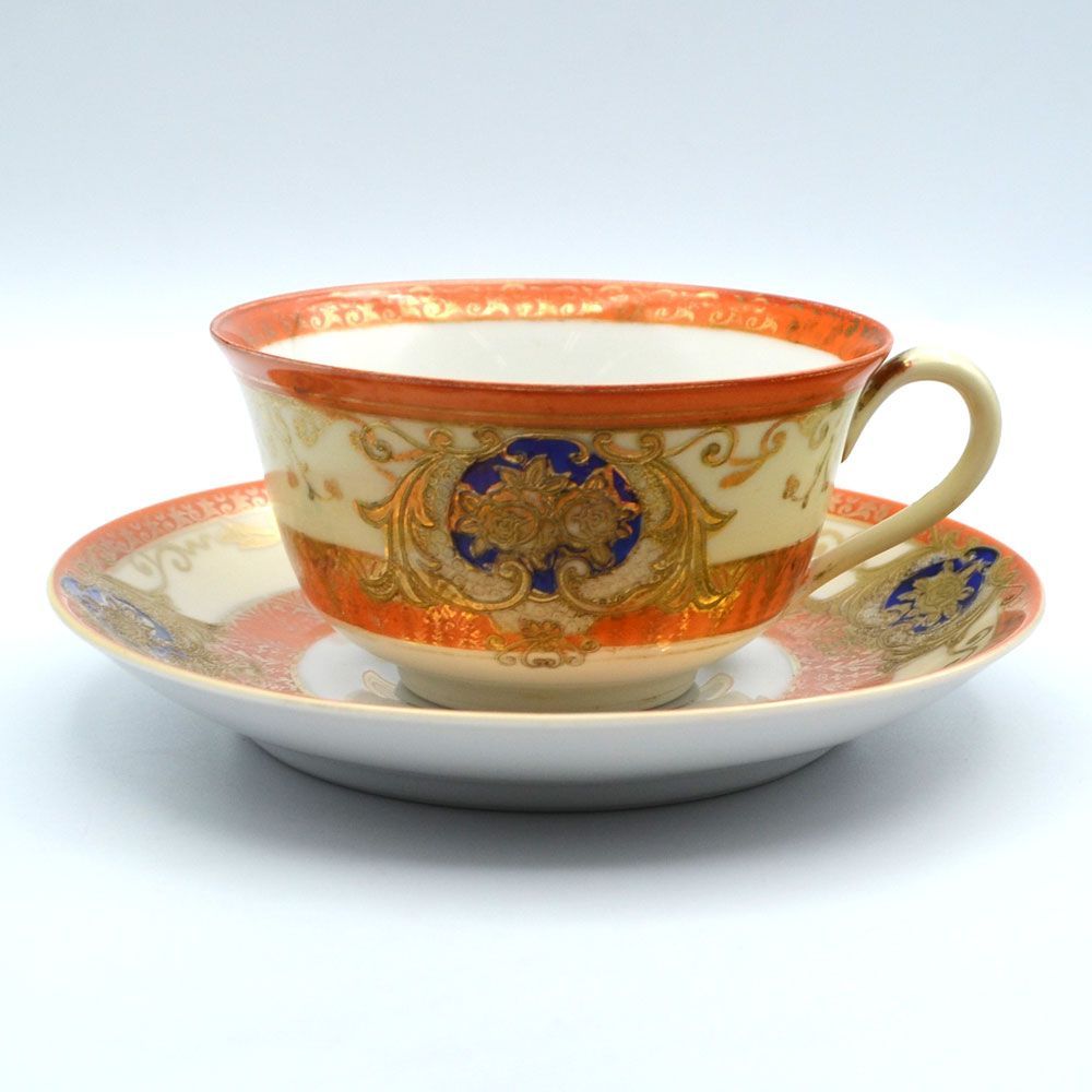 数量は多い  トリオ アンティーク ティーカップ&ソーサー オールド Noritake 工芸品